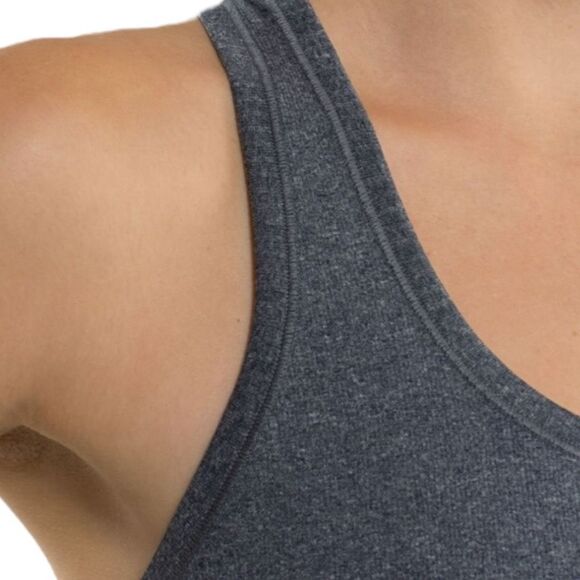 Lululemon Women's Run Swiftly Tech Racerback Heathered Inkwell Gray Size 12-14 - Picture 12 of 14